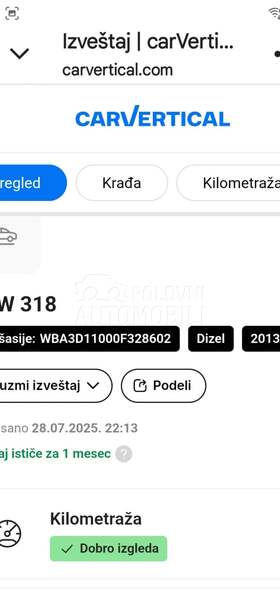 BMW 318 K A O  NOV