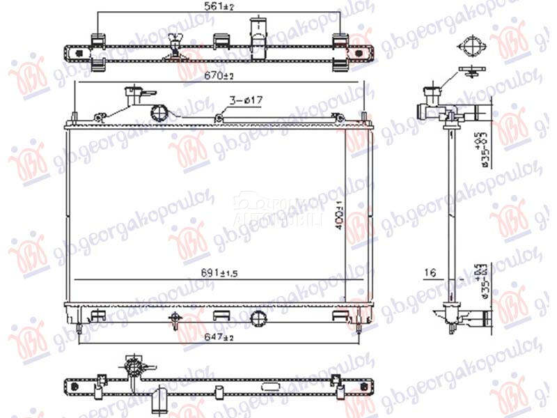 HLADNJAK MOTORA 1.5 BENZIN...