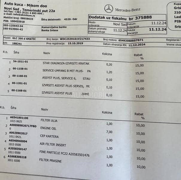 Mercedes Benz GLC 200 GLC 200 Mercedes Benz GLC 200 GLC 200