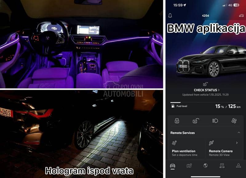 BMW 420 D M-SPORT H/K LASER