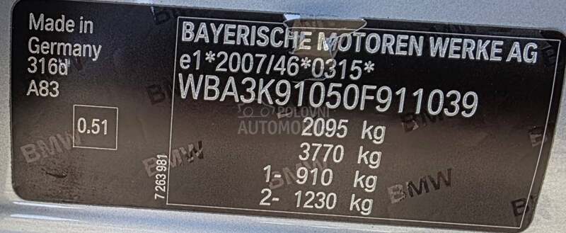 BMW 316 ZAMENJEN LANAC