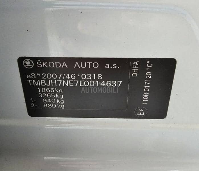 Škoda Octavia 1.5 G-Tec DSG