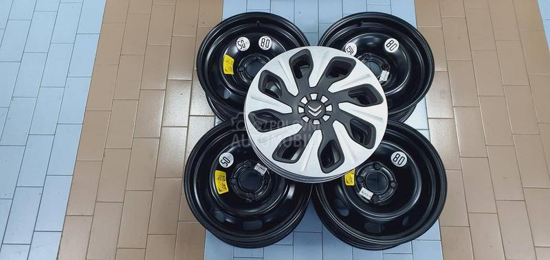 Čelične felne C3 208 15" 4 x 108