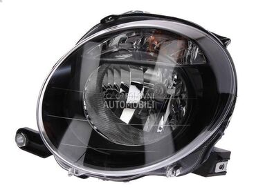 Far Elektricni CRNI za Fiat 500 od 2007. do 2020. god.