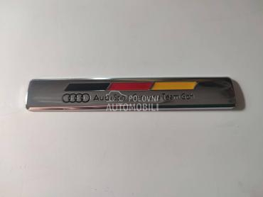 Natpis plocica nemacka zastav za Audi A3, A4, A6
