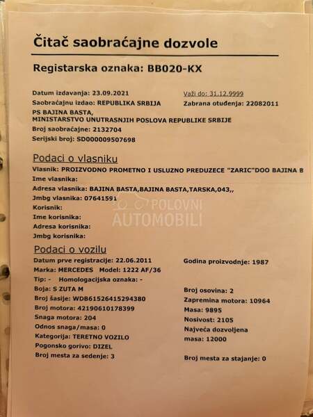 Reduktor za mercedes benz