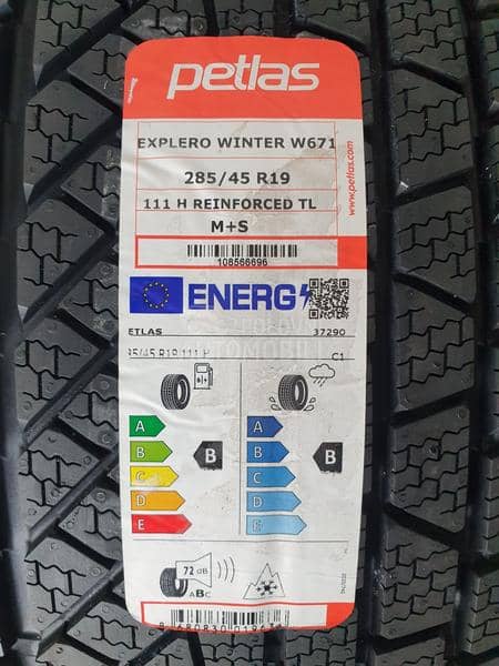 Petlas 285/45 R19 Zimska