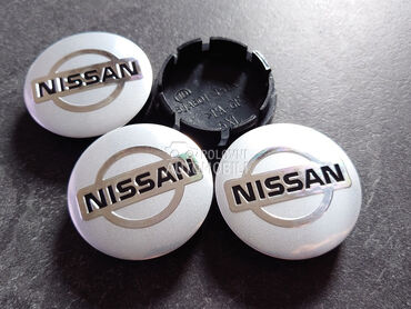 cepovi za felne 56mm SREBRNI za Nissan Micra