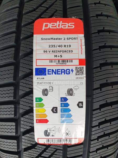 Petlas 235/40 R19 Zimska