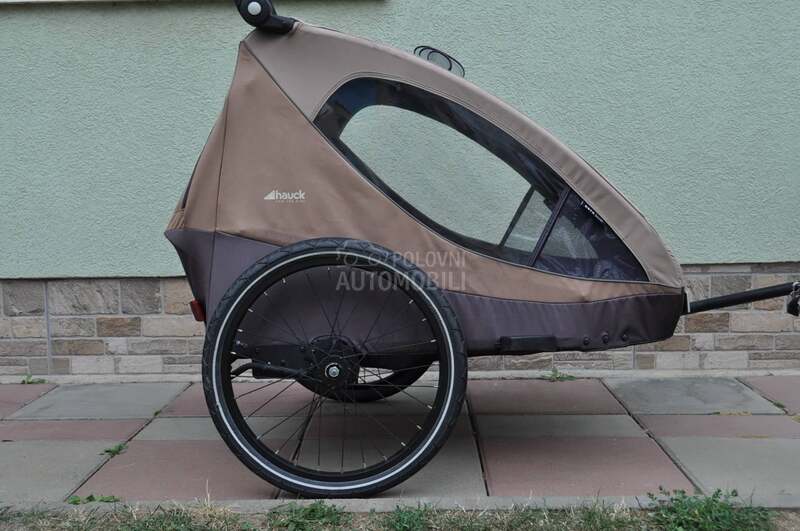 Hauck prikolica riksa za bicikl za 2 deteta
