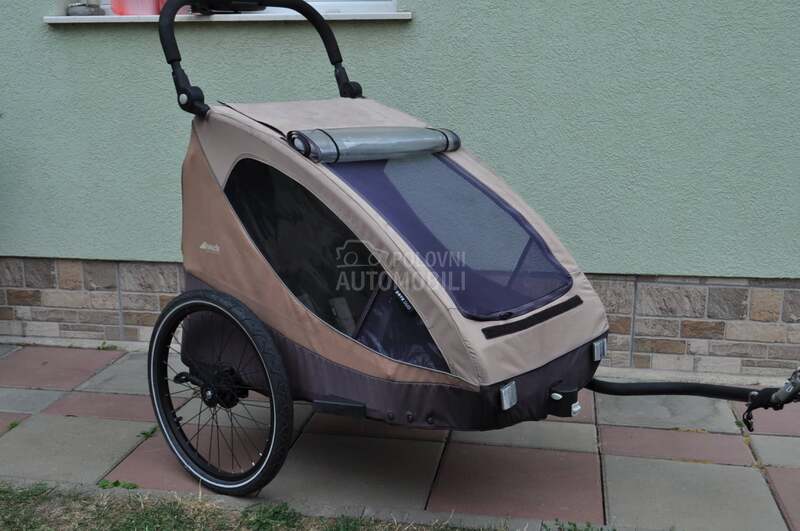 Hauck prikolica riksa za bicikl za 2 deteta