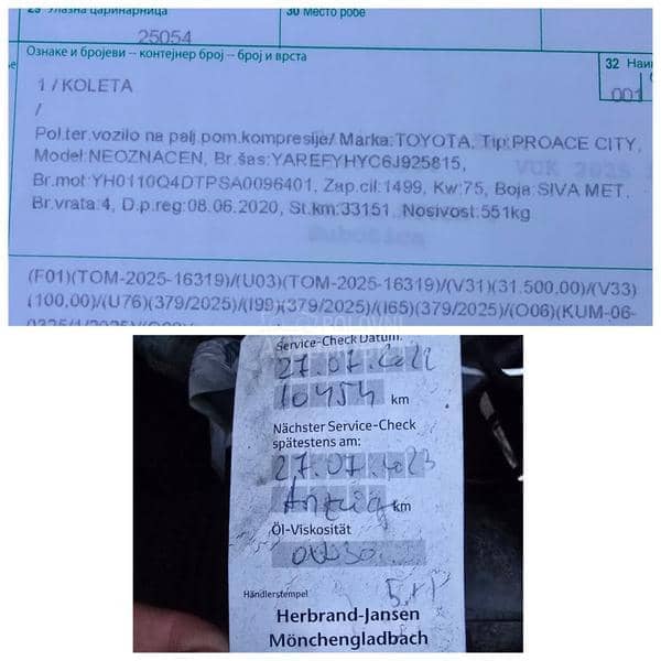 Toyota Proace City 1.5D/33 000 k m