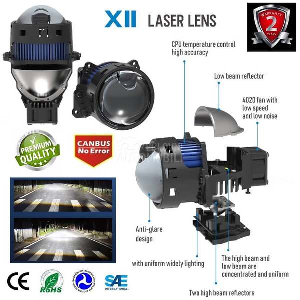 LASER Bi-LED PROJEKTORI 03.110