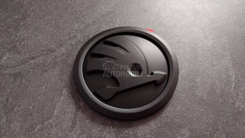 znak 100mm precnika MAT CRNI