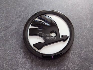 znak 80mm BELI za Škoda Rapid, Fabia, Favorit ...
