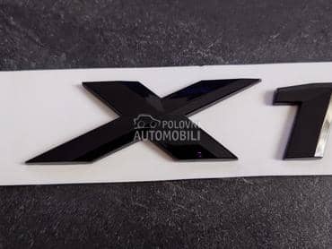NOVO oznaka X1 SJAJNO CRNA za BMW X1