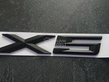 NOVO oznaka X5 MAT CRNA za BMW X5