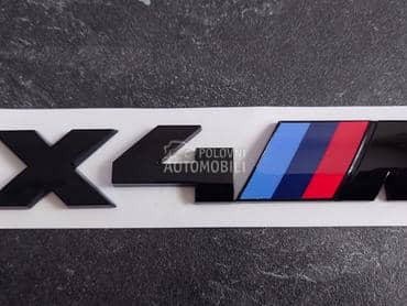 NOVO oznaka X4 M sjajno crna za BMW X4, X4 M