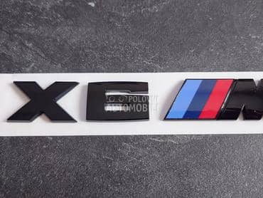 NOVO oznaka X6 M sjajno crna za BMW X6, X6 M