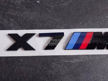NOVO oznaka X7 M sjajno crna za BMW X7