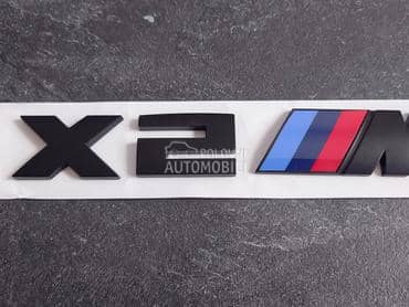 NOVO oznaka X2 M mat crna za BMW X2