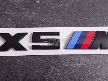 NOVO oznaka X5 M mat crna za BMW X5, X5 M, iX5