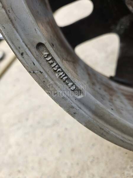 Aluminijumske felne  15" 4 x 100