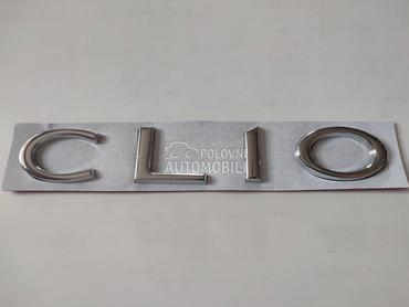 Natpis na gepek vratima za Renault Clio