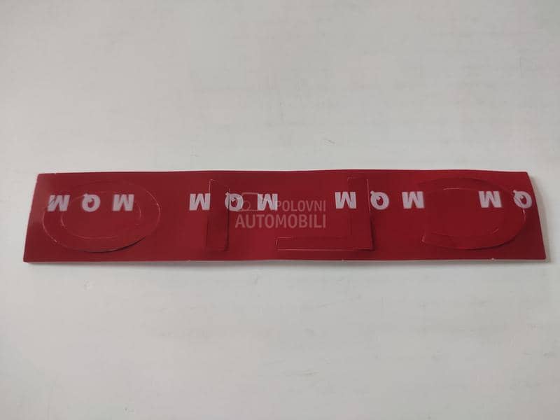 Natpis na gepek vratima