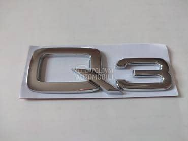 Natpis metalni za Audi Q3