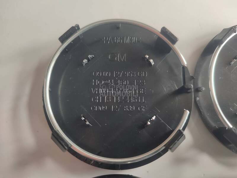 Čepovi alu felne 65mm crni