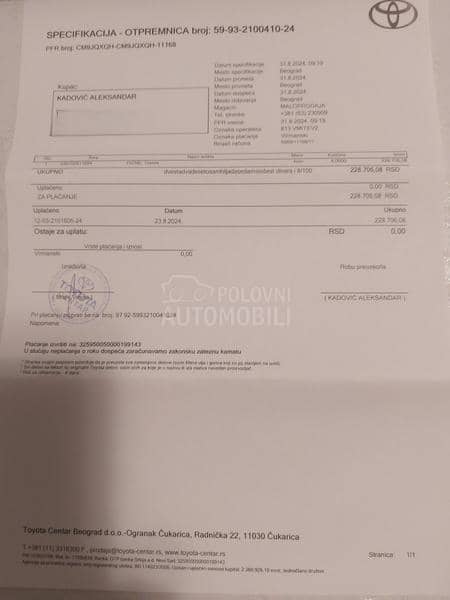 Toyota Avensis 2.0 D4D