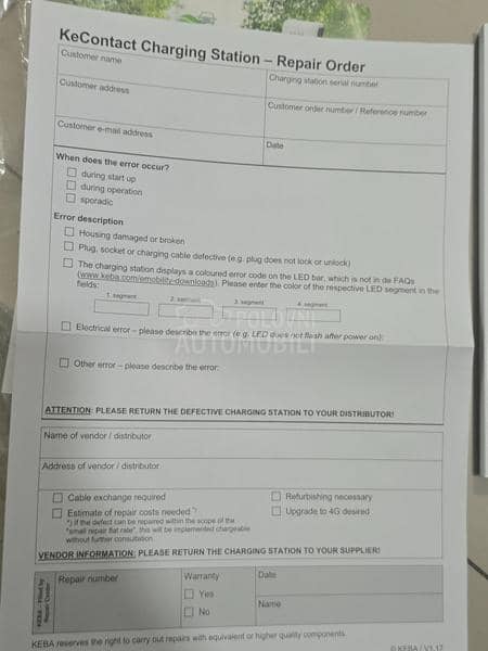 Punjač za električna vozila