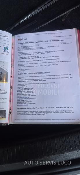 Volkswagen Golf 7 1.4 TGI s ervisiran