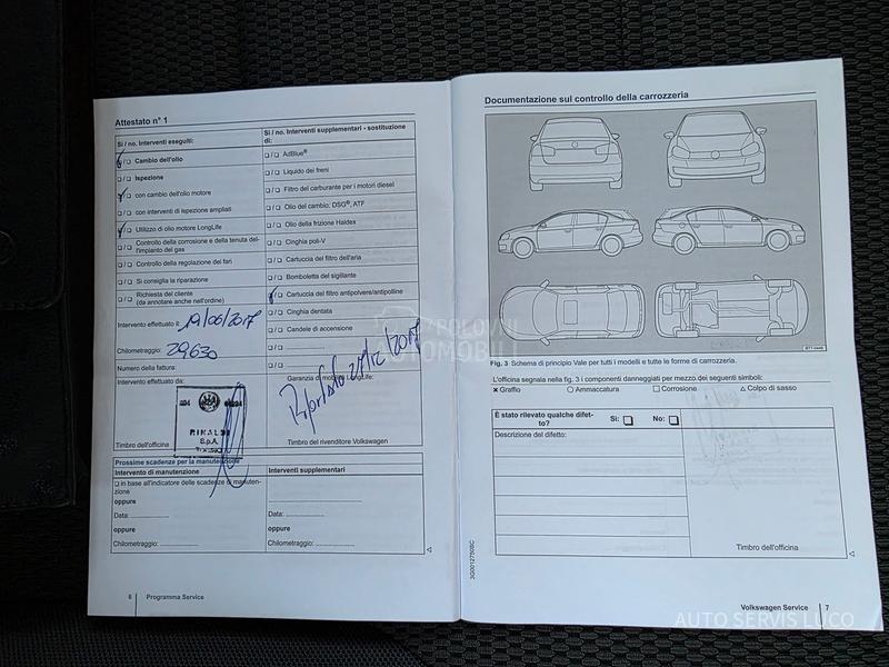 Volkswagen Golf 7 1.4 TGI s ervisiran