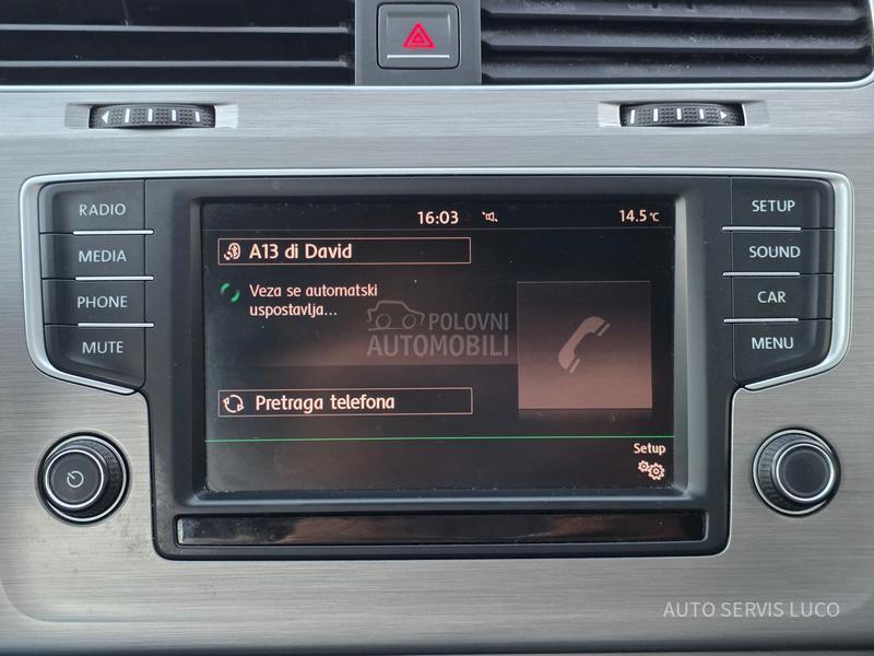 Volkswagen Golf 7 1.4 TGI s ervisiran