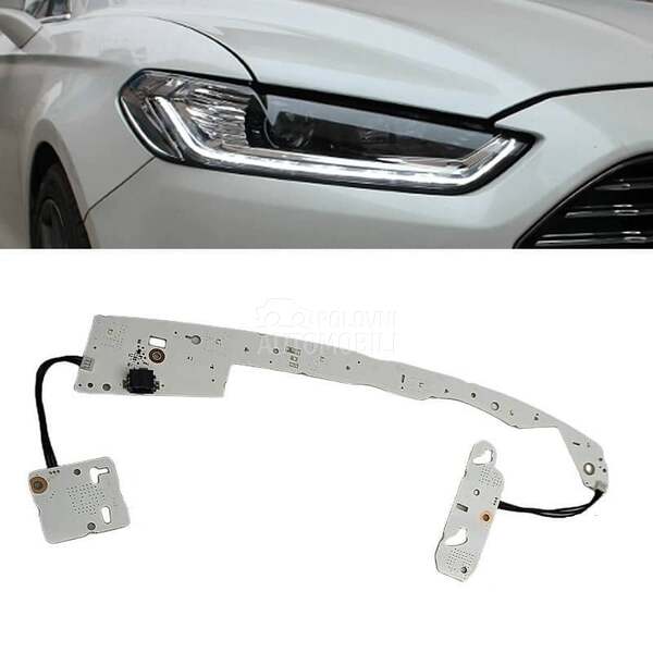 LED plocice, LED DRL levi far