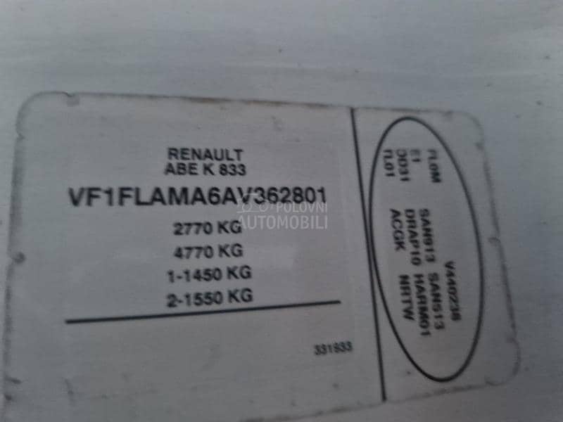 Renault Trafic 2.0 dci 66kw