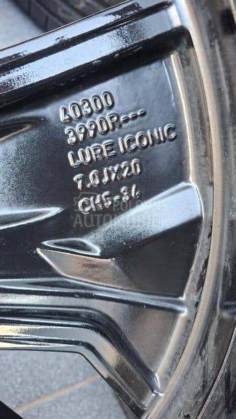 Aluminijumske felne Megane 20" 5 x 114.3