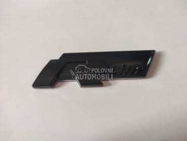 Natpis R-Line crni za Volkswagen Golf 5, Golf 6, Golf 7