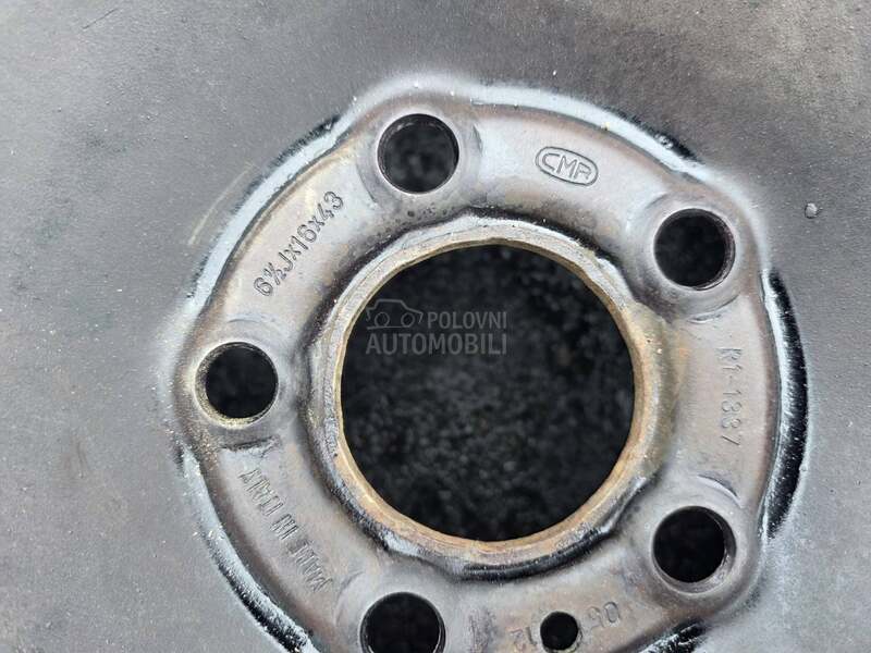 Čelične felne  16" 5 x 108