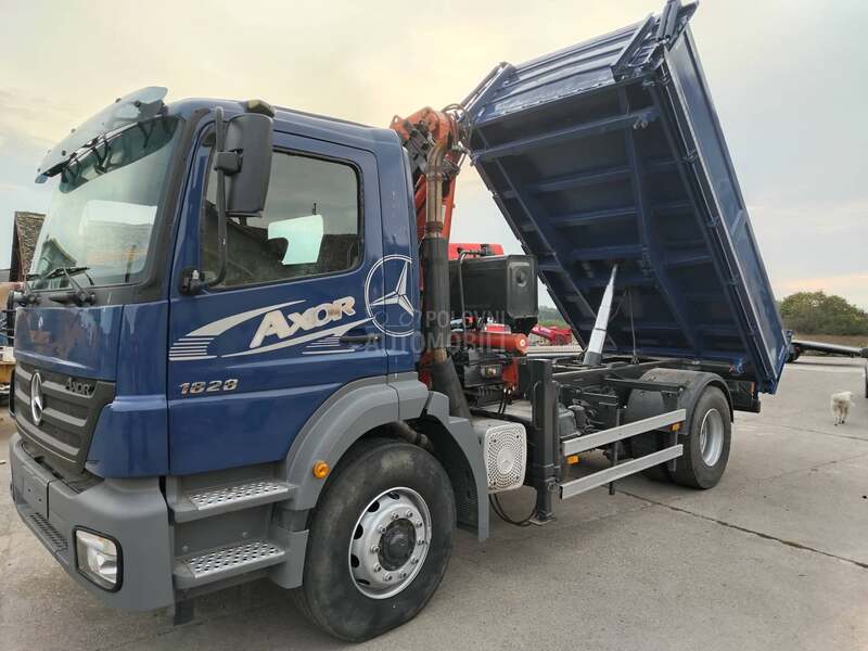 Mercedes Benz AXOR 1828 Kiper Kran