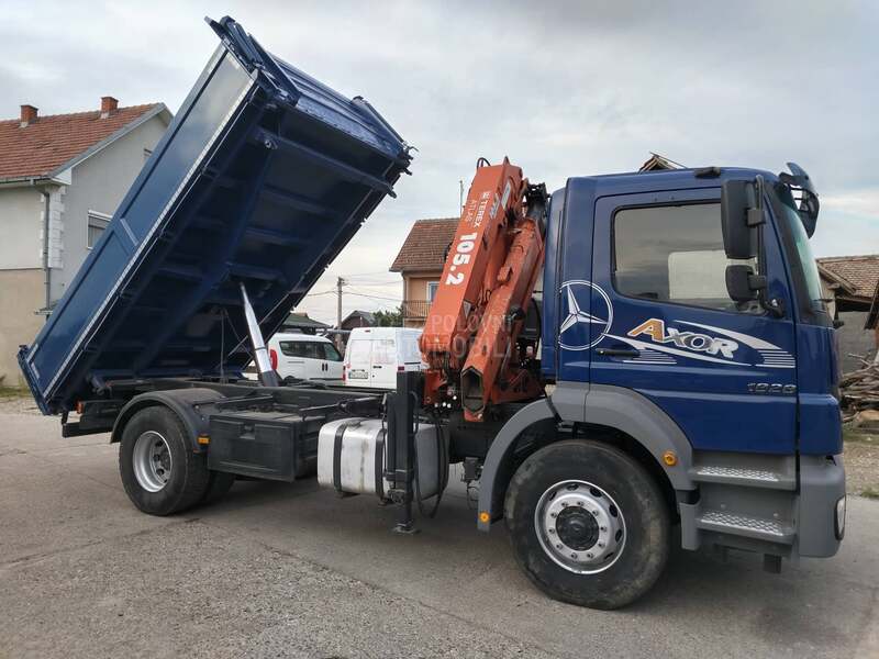 Mercedes Benz AXOR 1828 Kiper Kran