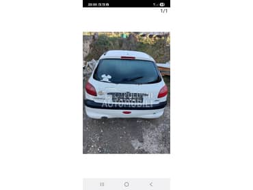 zadnji branik za Peugeot 206 od 2000. do 2008. god.