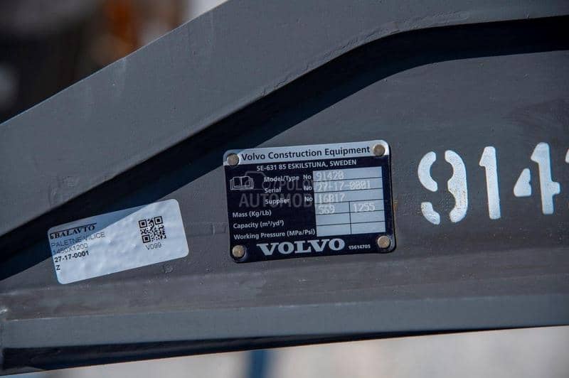 Fiksne paletne viljuške Volvo