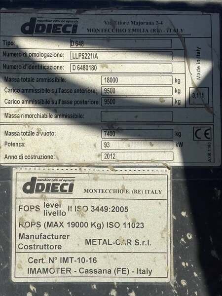 Dieci D648 2 komada