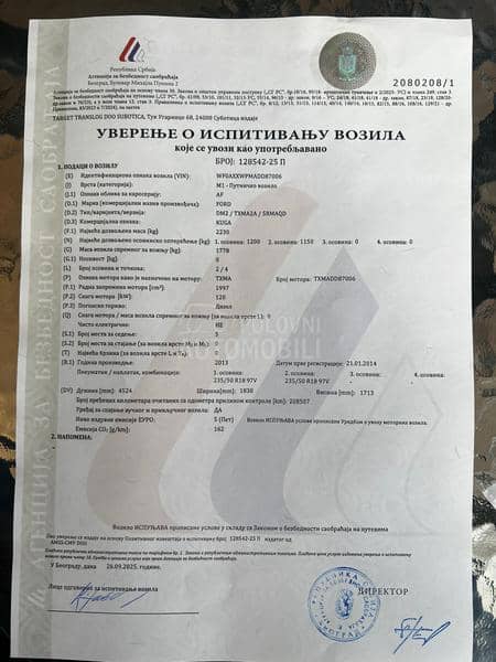 Ford Kuga 2.0tdci 4x4 TOOOP CH