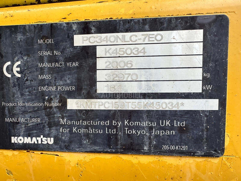 Komatsu Pc 340
