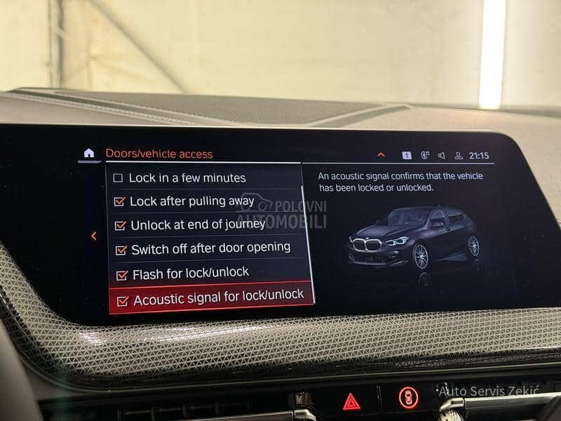 BMW 116 d M pack/HUD