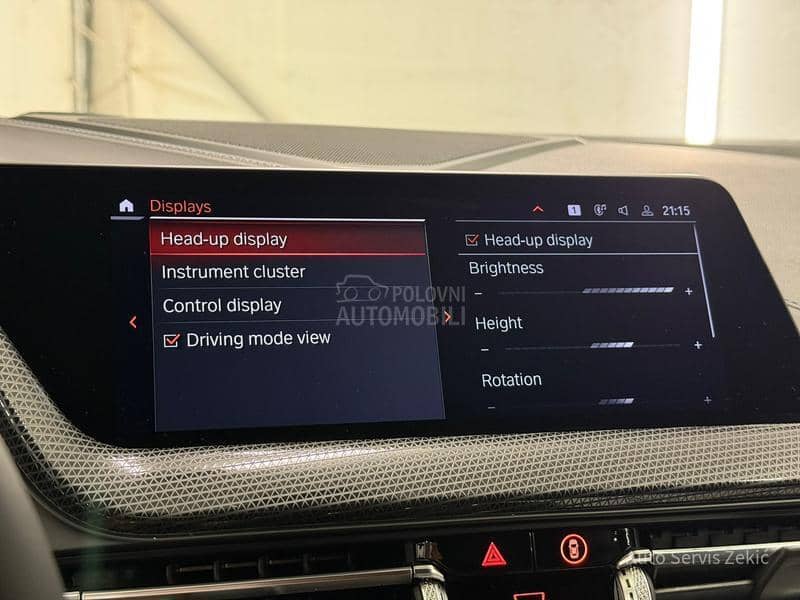 BMW 116 d M pack/HUD